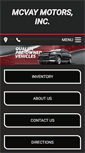 Mobile Screenshot of mcvaymotors.com